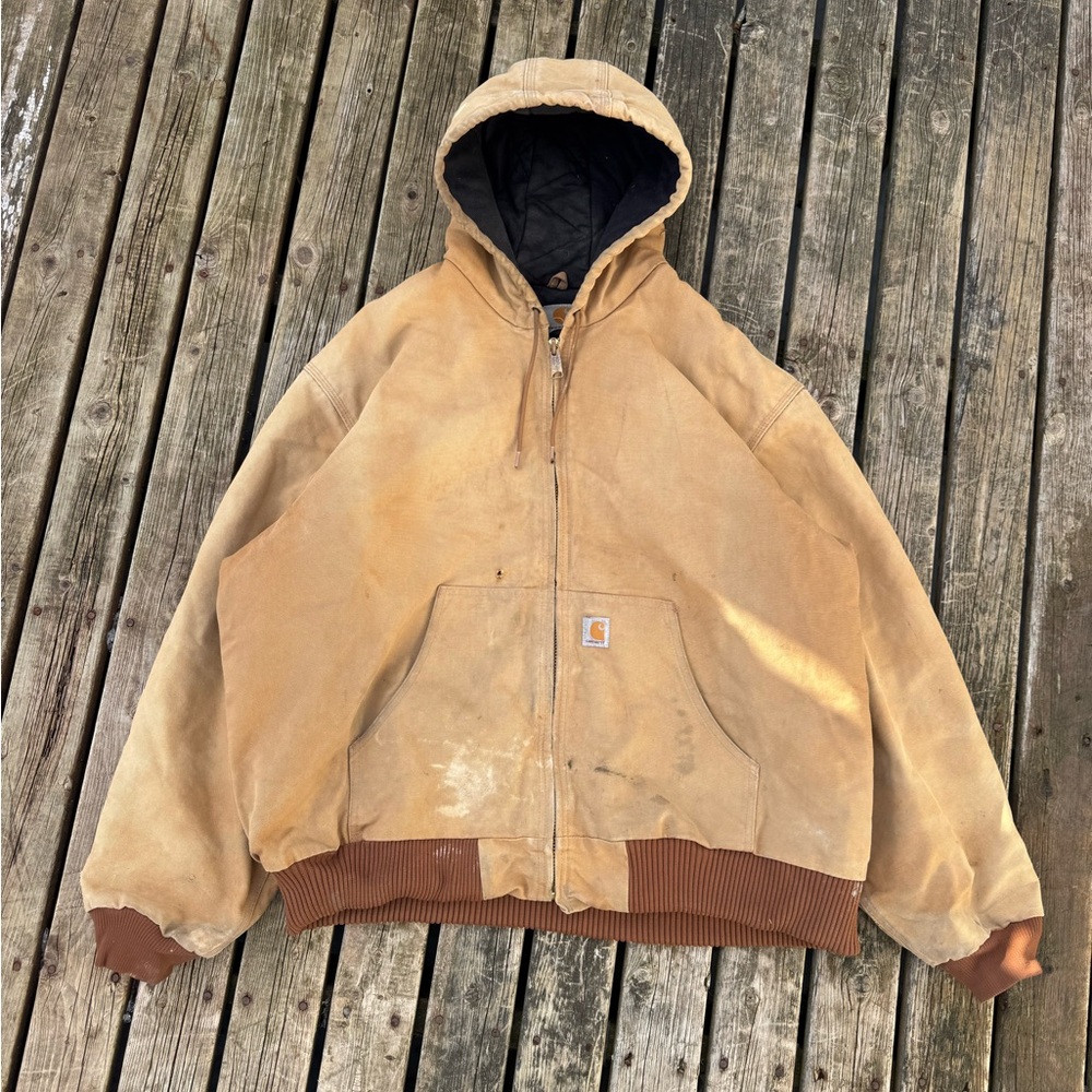 Carhartt Men’s J140 BRN Hooded Jacket (2XL)